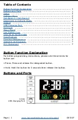 Предварительный просмотр 2 страницы La Crosse Technology C87207 Quick Start Manual