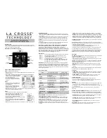 Preview for 1 page of La Crosse Technology K86319 Quick Setup Manual