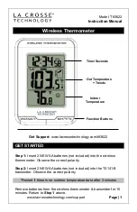 La Crosse Technology T83622 Instruction Manual preview