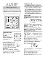 La Crosse B86012 Quick Setup Manual preview