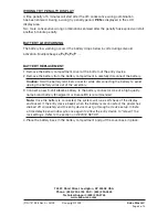 Предварительный просмотр 4 страницы La Gard 8130 User Operating Instructions
