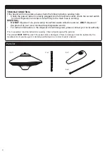 Preview for 4 page of La Hacienda 69509 User Instructions