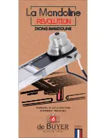 La Mandoline REVOLUTION Owner'S Manual preview