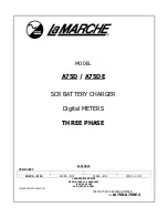 Preview for 1 page of La Marche A75D Instructions Manual