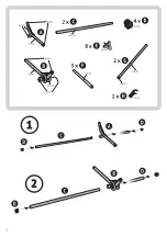 Preview for 2 page of La Siesta Esterel Manual