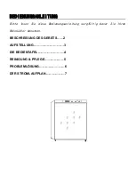 Preview for 30 page of La Sommeliere LS 48B Operating Instructions Manual