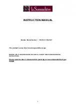 La Sommeliere TR3V181 Instruction Manual preview