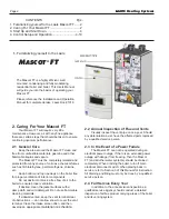 Preview for 2 page of Laars MASCOT FT MFTCW User Manual