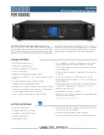 Lab.gruppen PLM 10000Q Technical Data предпросмотр