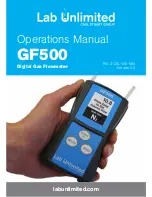 Lab Unlimited GF500 Operation Manual preview