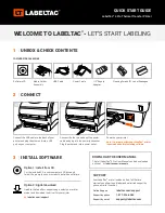 Preview for 1 page of LabelTac 4 Pro Quick Start Manual