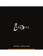 Preview for 1 page of LabelTac 4 Setup Manual