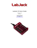 LabJack U3 User Manual предпросмотр