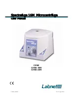 Предварительный просмотр 1 страницы Labnet Spectrafuge 16M User Manual