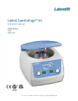 Labnet Spectrafuge 6C Instruction Manual preview