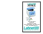 Предварительный просмотр 1 страницы Labnet Spectrafuge 6C Manual