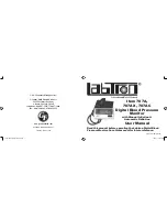 Предварительный просмотр 1 страницы Labtron 707A User Manual