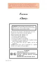 Lacanche CLUNY Manual preview