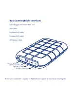 Preview for 3 page of LaCie 301371 - Rugged Hard Disk 500 GB External... Quick Installation Manual