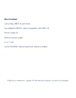 Preview for 3 page of LaCie 301534 Quick Install Manual