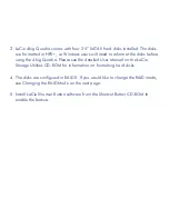 Предварительный просмотр 5 страницы LaCie 4big Spare Drive Quick Install Manual