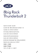 LaCie 8BIG RACK THUNDERBOLT 2 Quick Start Manual preview