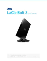 LaCie BOLT 3 User Manual preview
