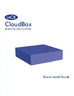 Preview for 1 page of LaCie CloudBox Quick Install Manual