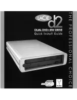 LaCie Dual DVD RW Drive Quick Install Manual preview