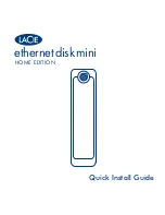 LaCie Ethernet Disk mini Quick Install Manual preview