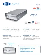 LaCie grand Hard Disk Datasheet preview