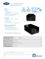 Предварительный просмотр 2 страницы LaCie hard disk MAX Datasheet