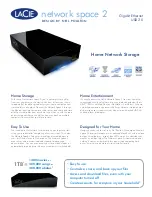 LaCie Internet Space 2 Datasheet предпросмотр