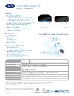 Preview for 3 page of LaCie Internet Space 2 Datasheet