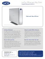 Preview for 1 page of LaCie LaCie Ethernet Big Disk Information Sheet