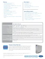 Preview for 4 page of LaCie LaCie Ethernet Big Disk Specification