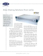 Предварительный просмотр 2 страницы LaCie LaCie Ethernet Disk White Paper