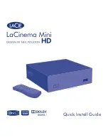 LaCie LaCinema Mini HD Connect Quick Install Manual предпросмотр