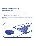 Предварительный просмотр 6 страницы LaCie LaCinema Mini HD Connect Quick Install Manual