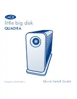 LaCie Little Big Disk Quadra Quick Install Manual preview