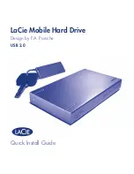 Preview for 1 page of LaCie Mobile Hard Drive Quick Install Manual