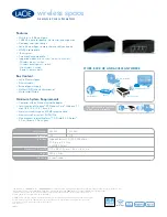 Preview for 2 page of LaCie Network Space MAX Datasheet