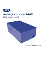 LaCie Network Space MAX Quick Install Manual preview