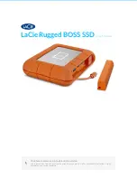 LaCie RUGGED BOSS SSD User Manual preview