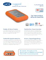 Preview for 1 page of LaCie Rugged Hard Disk Specifications