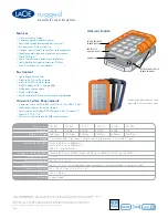 Preview for 2 page of LaCie Rugged Hard Disk Specifications