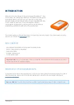 LaCie Rugged Thunderbolt Manual preview