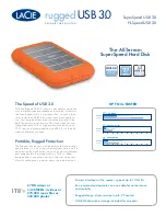 Preview for 1 page of LaCie Rugged Triple USB 3.0 Datasheet