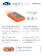 LaCie Rugged Triple USB 3.0 Specifications preview