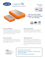 Preview for 1 page of LaCie rugged XL Datasheet